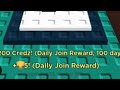 WTD Roblox 100 day join reward