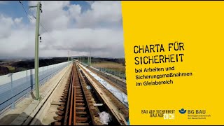 Unterzeichnung der Charta für Sicherheit bei Arbeiten und Sicherungsmaßnahmen im Gleisbereich