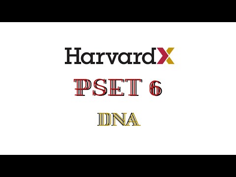 HarvardX CS50: DNA