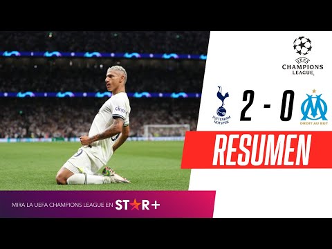Video: Champions League: Marsella de Alexis Sanchez cayó ante el Tottenham