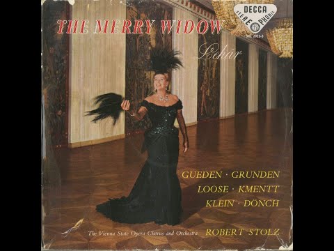 Franz Lehár: Die lustige Witwe ( the Merry Widow ) Complete - Stolz, 1958.