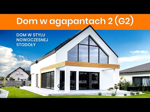 Dom w agapantach 2 (G2) – Dom w stylu nowoczesnej stodoły I ARCHON+ Projekty Domów