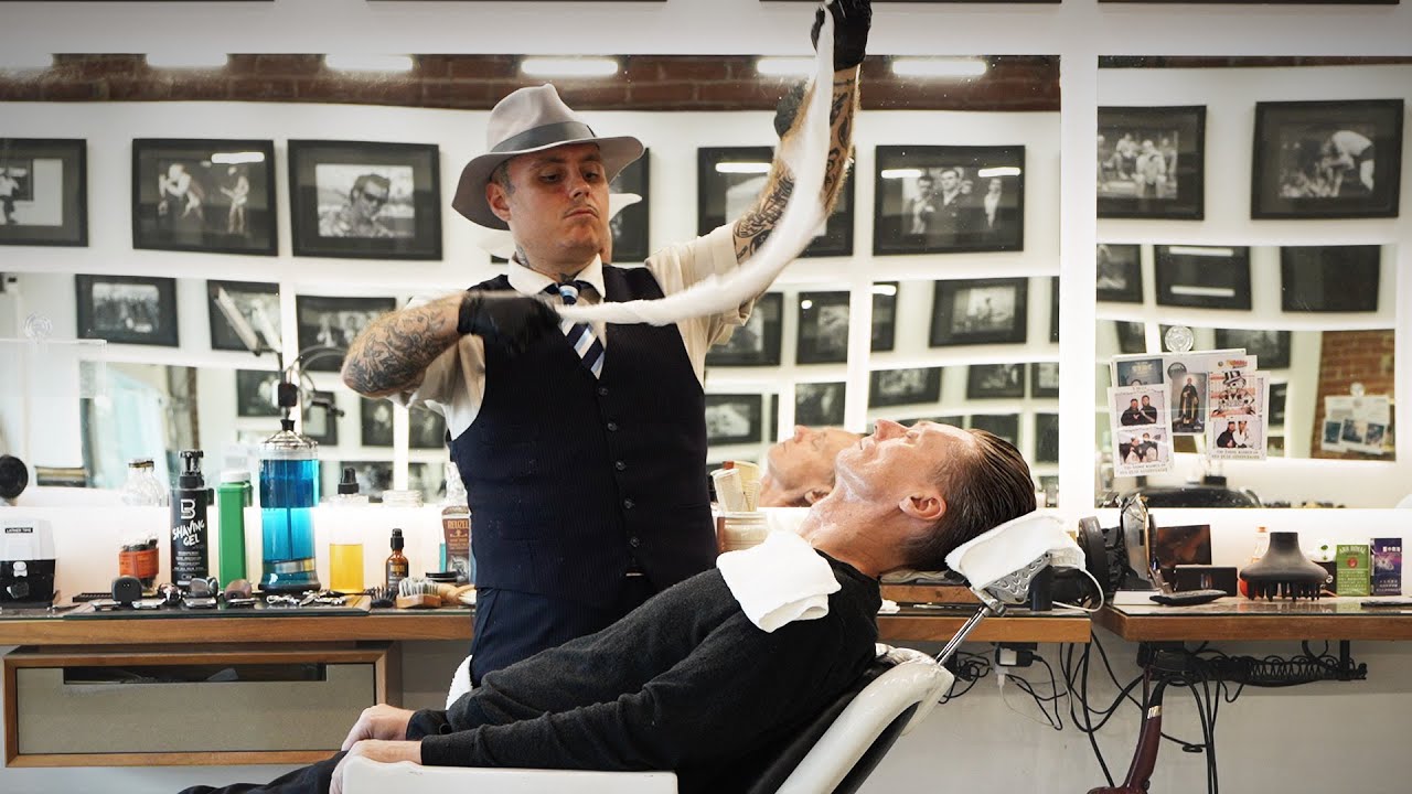 💈 Let’s Get Started! Igor’s Relaxing Hot Towel Shave In Los Angeles