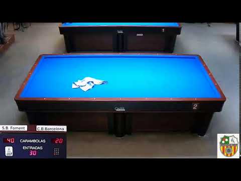 LLIGA CAT. 3 BANDES, 1ª DIV., S.B.FOMENT MOLINS VS. C.B.BARCELONA