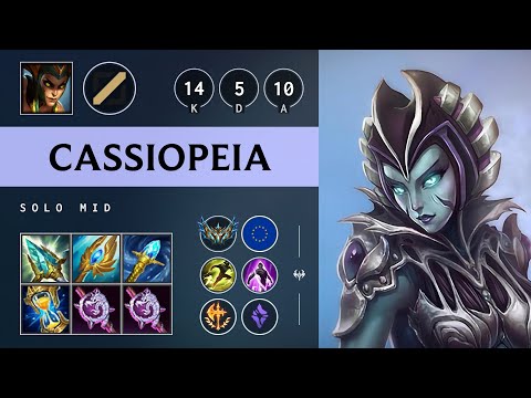 Cassiopeia Mid vs Ryze - EUW Challenger Patch 25.19