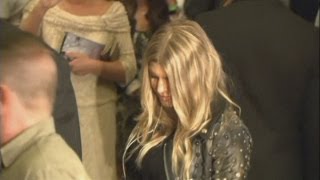 Black Eyed Peas Fergie hits red carpet with baby bump and hot husband Josh Duhamel