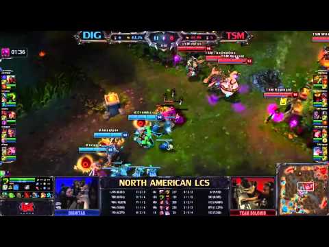 WildSpecial + TheGodOne's Comeback Plays - LCS Week 10 TSM vs DIG