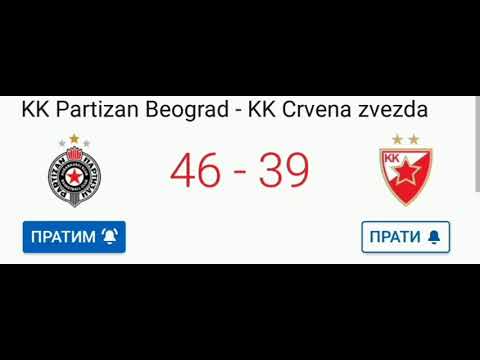 Partizan Crvena zvezda 46 39
