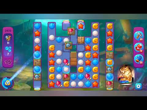 Fishdom 2022, no Boosters,  2475  level  -  прохождение без бустеров,  2475  уровень.