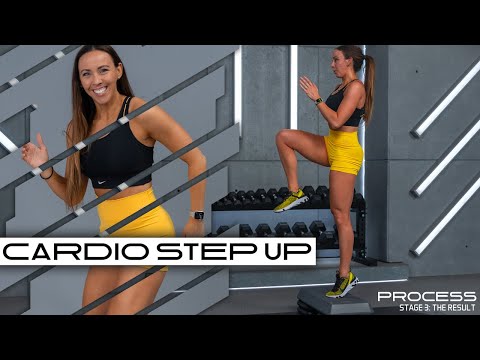 30 Minute Cardio Step Up Sweat Workout | RESULT - Day 17