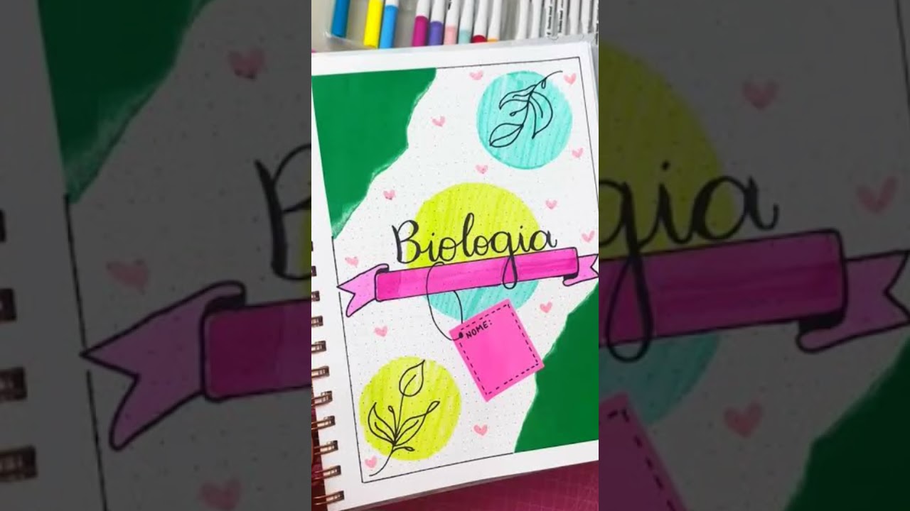 ideias de capas para biologia se inscrevam!