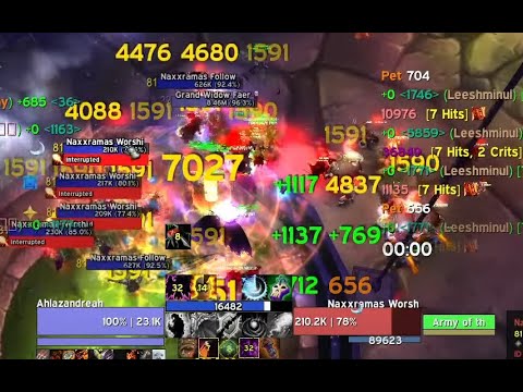 Demonology Warlock vs Naxxramas 25 | Wrath of the Lich King Classic Beta