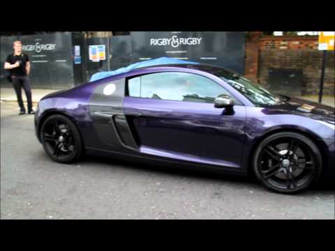 Thumbnail for Purple Audi R8 With Tubi Stage 3 Exhaust! INSANE SOUND!!! by Audi, rall, rally