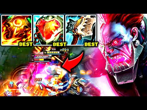 SION TOP DOESN'T NEED A TEAM TO 1V9 THIS PATCH (AND I LOVE IT) - S13 Sion TOP Gameplay Guide