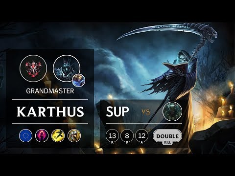 Karthus Support vs Pyke - EUW Grandmaster Patch 9.8