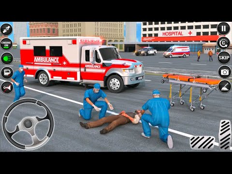Ambulance Rescue City Driving 3D - 911Rescue Emargency Van Simulator - Android Gameplay