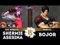 KOF XV SHERMIE ASESINA Shermie Athena Leona Vs BOJOR Clark Kim Ryo Ranked Match 06 25