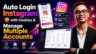 Auto Login Instagram with Cookies & Manage Multiple Accounts