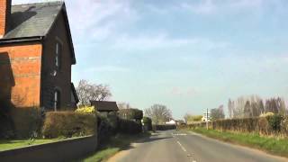 preview picture of video 'Driving Along The B4214 Between Bishop's Frome & Bromyard, Herefordshire, England 23rd March 2012'
