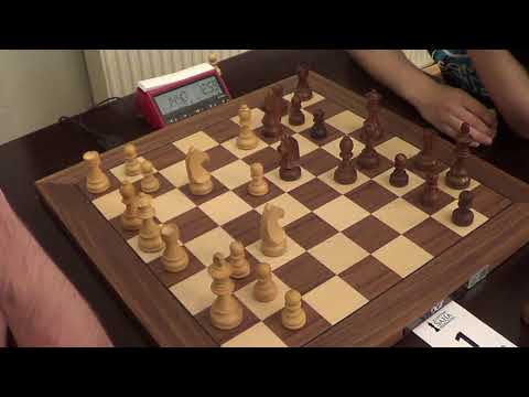 FM Bernotas Arturs -  GM Lintchevski Daniil, French defence, Rapid chess, PART I