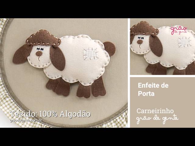 Enfeite de Porta Carneirinho | Ref: 58114