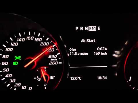 Mercedes-Benz SLK 250 CDI 140 - 220 km/h Acceleration Beschleunigung