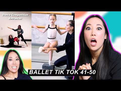 pointe shoe fitter reacts to BALLET TIK TOK 41-50