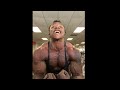 Bodybuilder Posing 4 weeks out Shredded