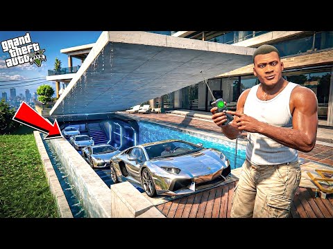 Franklin Found Secret Base Under the Swimming Pool in GTA 5