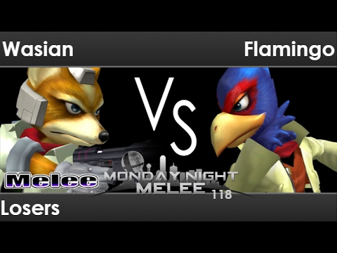 MNM 118 - Wasian (Fox) vs Flamingo (Falco, Jigglypuff) Losers - Melee