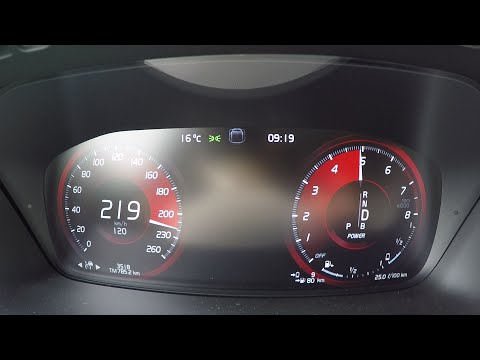 2016 Volvo XC90 T8 Twin Engine 0-100 km/h   0-62 mph Tachovideo Beschleunigung Acceleration
