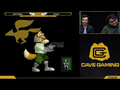 Kevin Maples (Fox) VS. Vintage (Marth) Winners Finals - The Cave Melee Singles