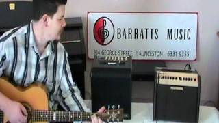 Video thumbnail for Vox AGA70 v Fishman Loudbox Mini by Barratts Music