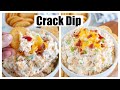 CRACK DIP Easy Appetizer Million Dollar Dip