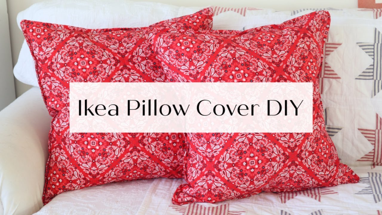 Ikea pillow cover DIY |DIY Throw Pillow Cover