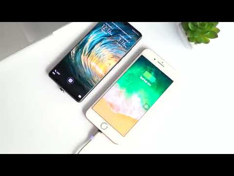 фото зарядка для смартфона магнитная и светящаяся. 0