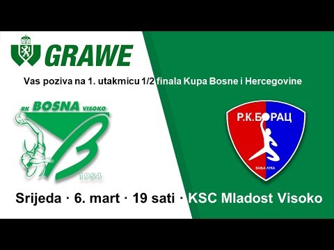 Match Highlights: RK Bosna Visoko - RK Borac mtel Banja Luka [6.3.2019.]
