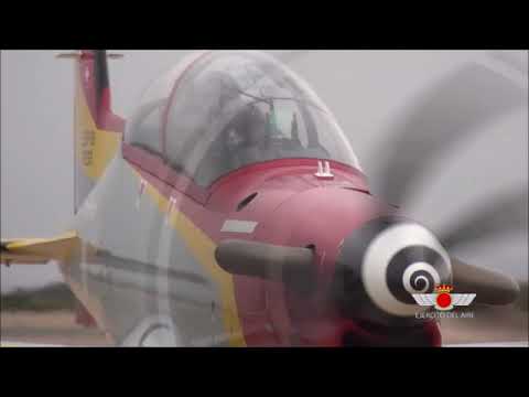 Arrival of the first Spanish PC-21 training aircraft