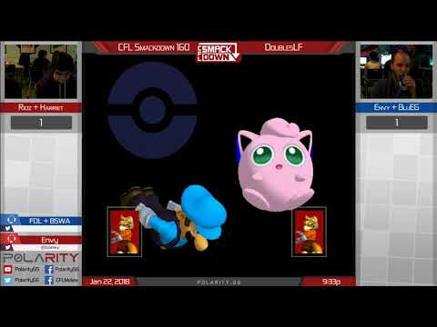 CFL Smackdown 160 Melee - Ridz + Harriet vs Envy + BluEG - Doubles LF