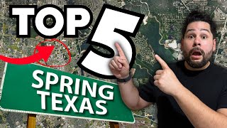 5 BEST Neighborhoods in SPRING TEXAS! [Everything You Need To Know]