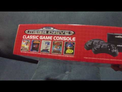 Sega Megadrive Classic Game Console Unboxing