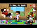 Trolling My Friends As A Baby In Minecraft