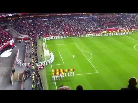 Europa league final 2013 Benfica - Chelsea starting ceremony part 1