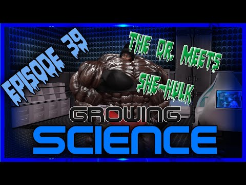 Growing Science - Ep39 - Day 35 - The Dr. meets She-Hulk [Female Muscle Growth] [Second Life]
