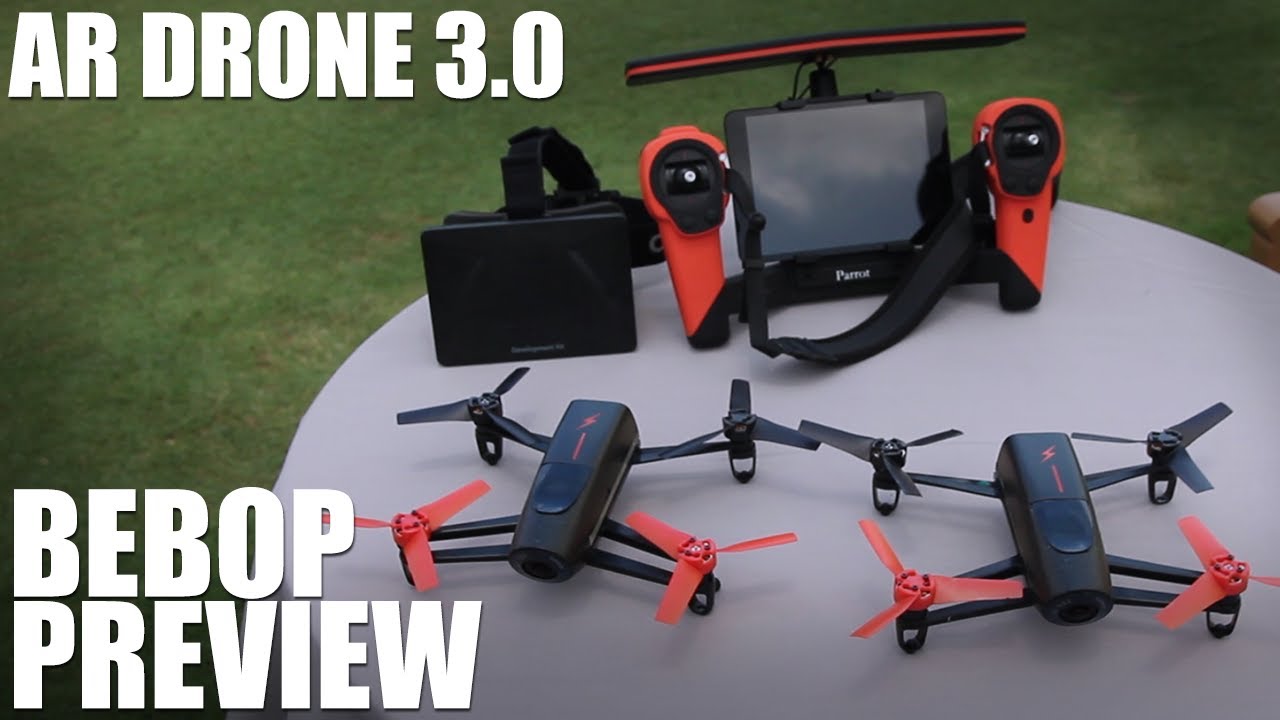 Квадрокоптер Parrot Bebop Drone + Skycontroller, красный