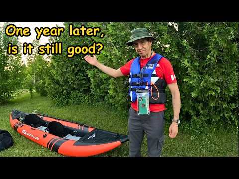 GoPlus Inflatable Kayak with Shark 2S Pump- One Year Review and Update.