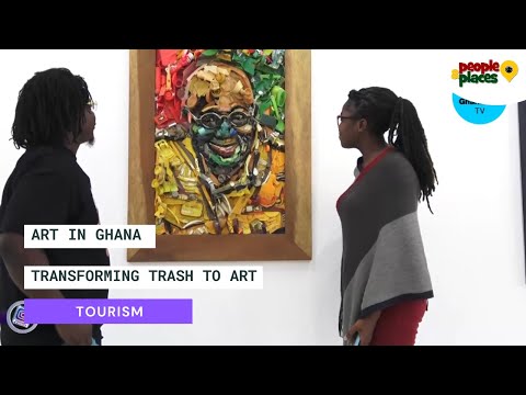 People & Places: Meet Essilfie Banton, the Ghanaian turning trash into expensive art worth millions