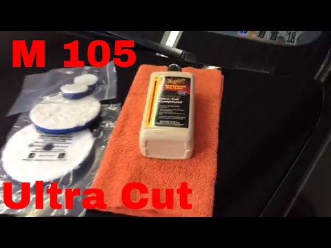 Some tips to get the most out of Meguiar's M105  Mirror-Glaze Ultra Cut Compound!!