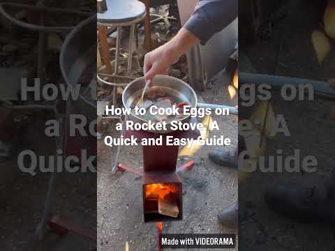 How to Cook Eggs on a Rocket Stove: A Quick and Easy Guide #rocketstove #eggcooking #campingrecipes