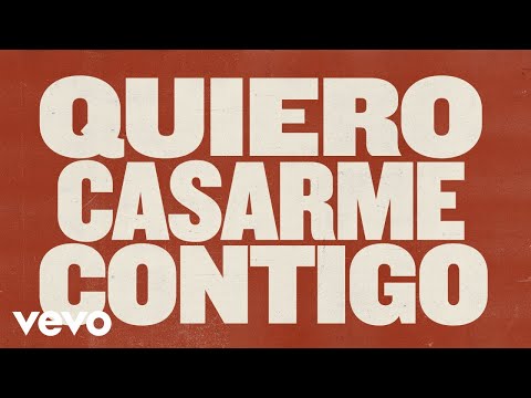 Arde Bogotá - Quiero Casarme Contigo (Lyric Video)